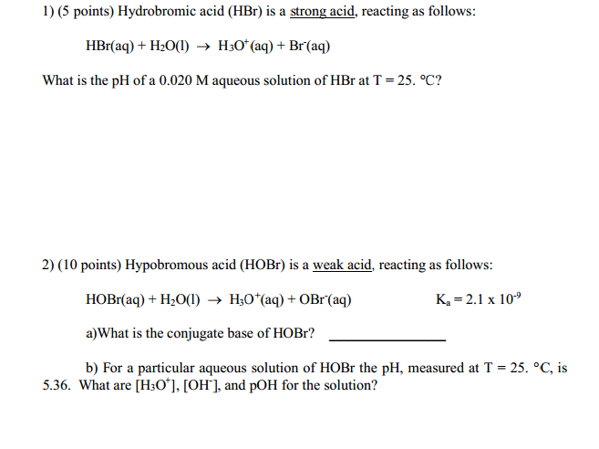 Is HBr a Strong Acid