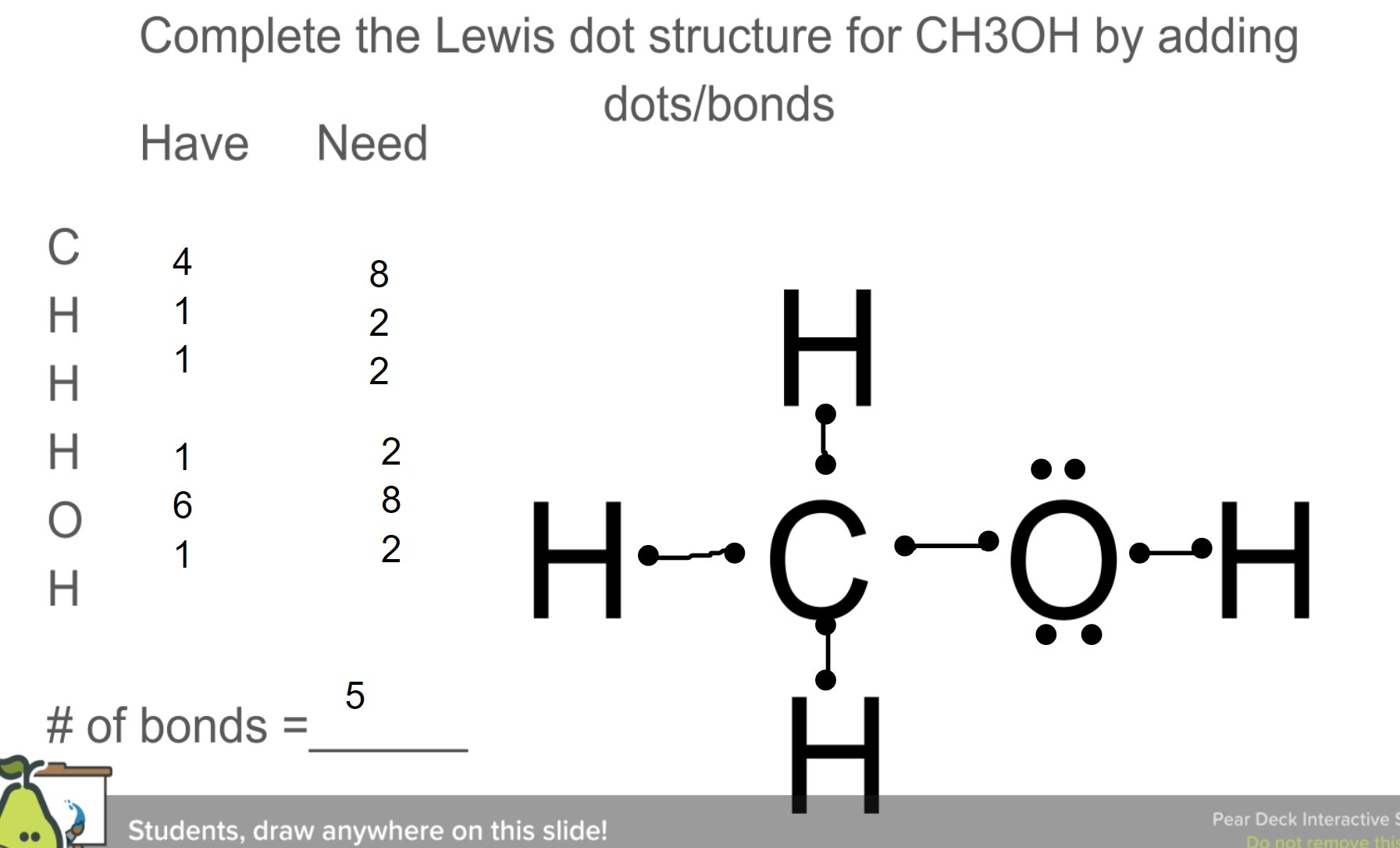 Lewis Structure For Ch3oh