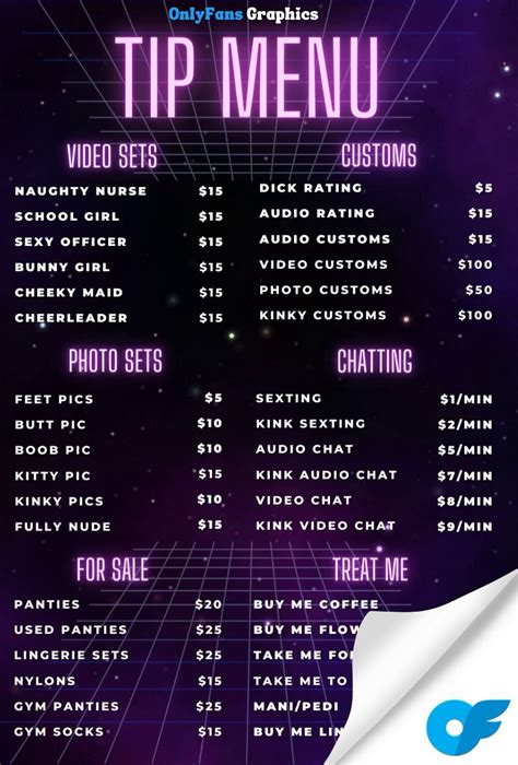 Onlyfans Tip Menu Ideas How To Get More Tips Onlyfans Tip Menu Ideas How To Get More Tips