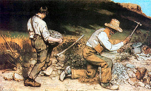 The Stone Breakers Painting